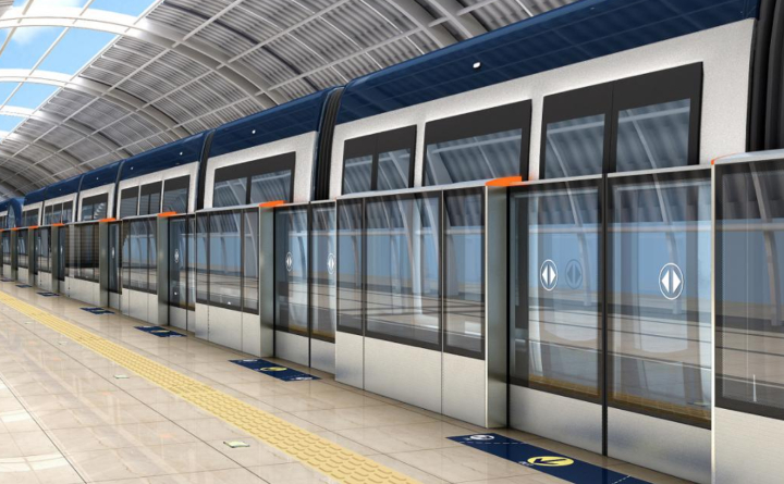 Rail transit screen door power supply solution